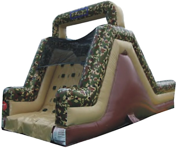 Camouflage Rock Climb Slide Inflatable - Toronto, Mississauga, Brampton, Hamilton, Ottawa, Ontario